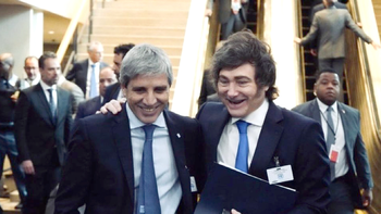 Javier Milei destacó la gestión de Luis Caputo y les agradeció a Donald Trump y Scott Bessent