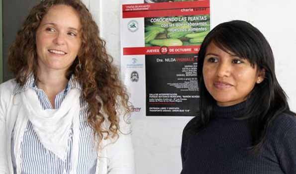 Taller de plantas y alimentación en el Botánico