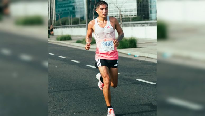 Destacable desempeño de Gonzalo Calisaya en maratón internacional