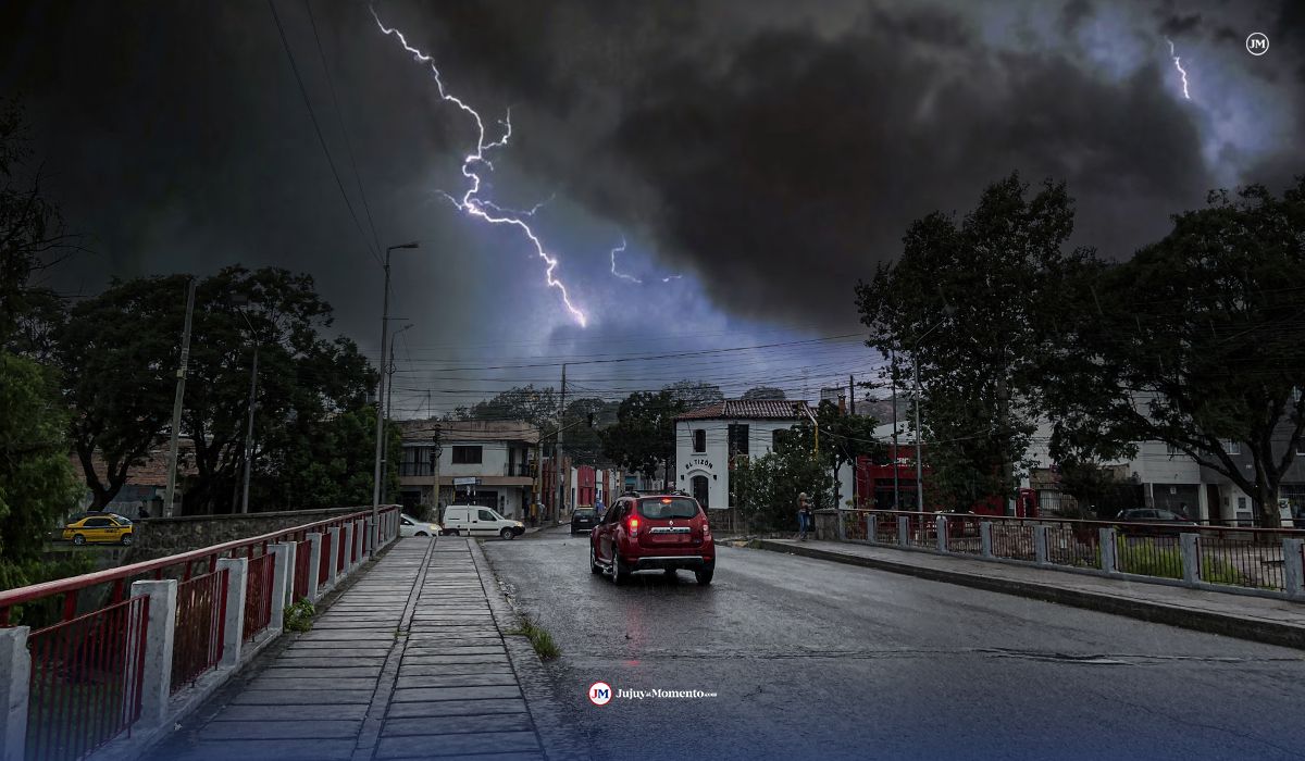 Alerta por tormentas en Jujuy se elevó a nivel Naranja