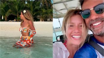 Las fotos de las lujosas de vacaciones de Laurita Fernández y Peluca Brusa en las Islas Maldivas