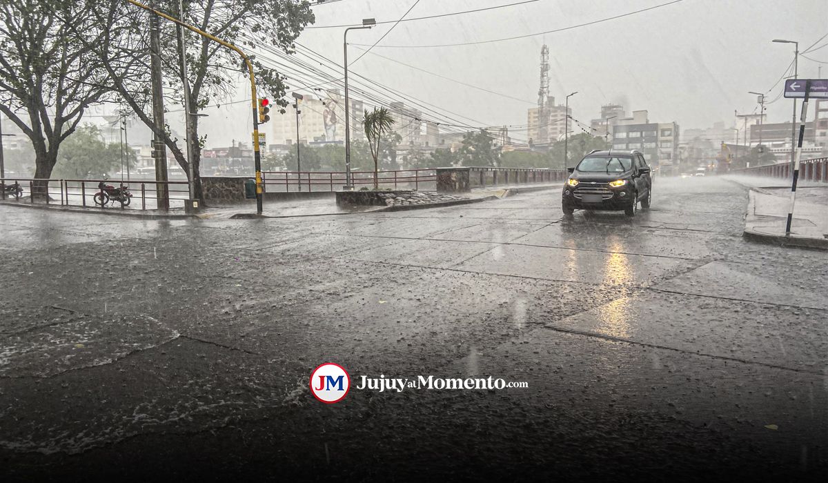 Inicio de semana con alerta por tormentas en Jujuy