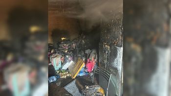 Monterrico: se incendió una vivienda y sus ocupantes lograron salir ilesos