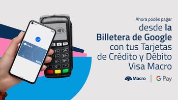 Banco Macro se incorpora a la billetera de Google en Argentina