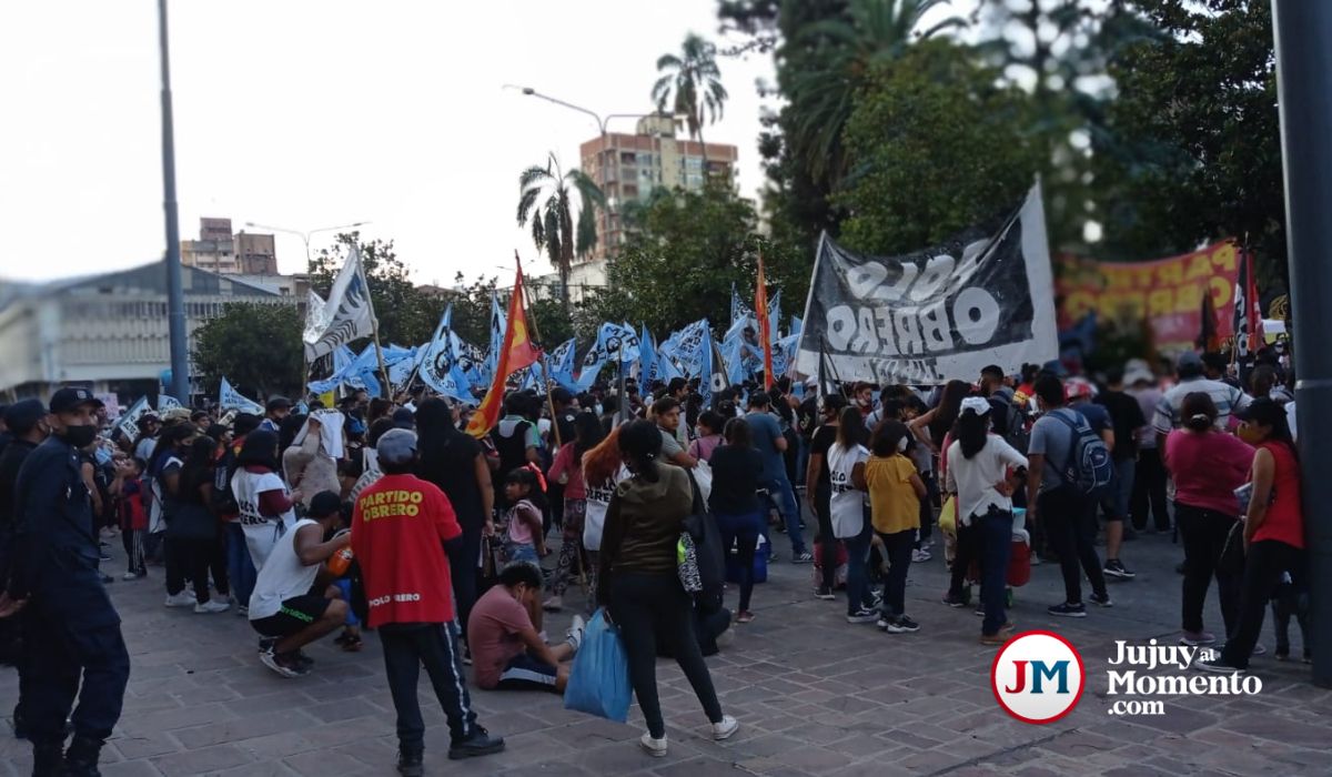 El Polo Obrero jujeño se sumó a la marcha nacional contra el pago de la deuda externa