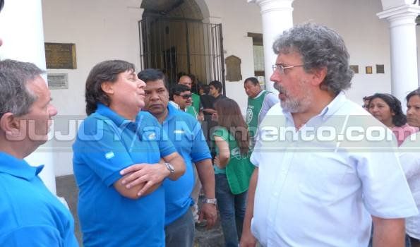 La movilización de ayer de ATE, dejó varios heridos