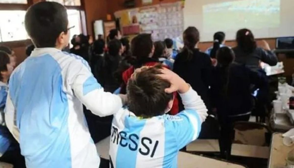 Mundial: los partidos de la Selección se verán en las escuelas públicas