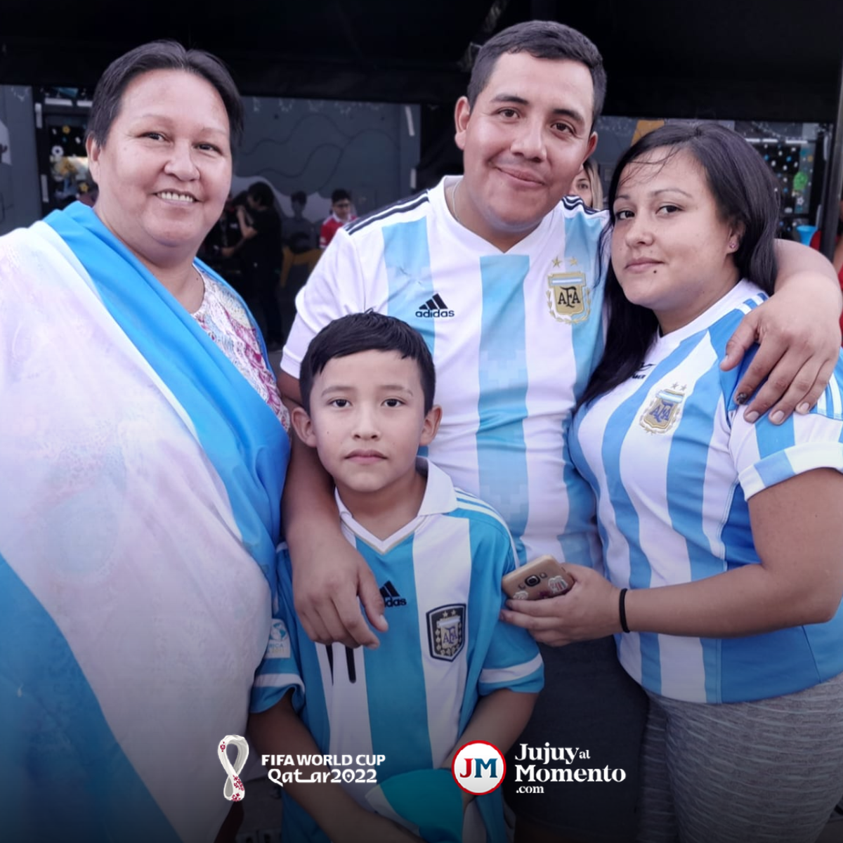Plaza Belgrano, otra vez centro de los festejos por la Selección Argentina