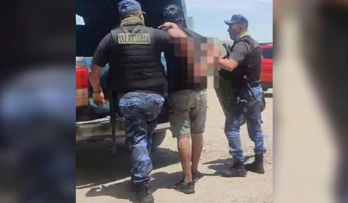 Foto: jujeño detenido en Salta.