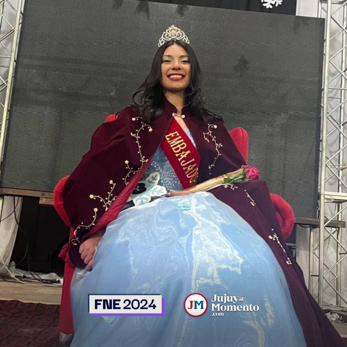 Mariana Corimayo es la nueva embajadora del Secu N° 25 de Humahuaca