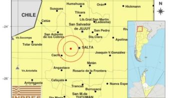 Un fuerte temblor sacudió a las provincias de Salta y Tucumán