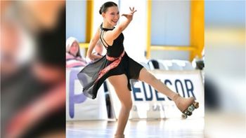 Destacada actuación de patinadora sampedreña en el Clausura de Córdoba