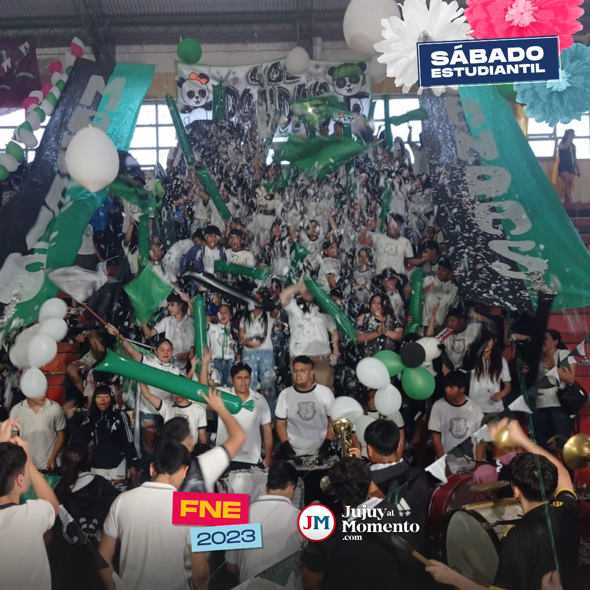 Palpalá: Las hinchadas se lucieron en el segundo sábado estudiantil