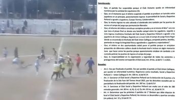 Clasificación polémica: Unión Calilegua sigue, Peñarol afuera