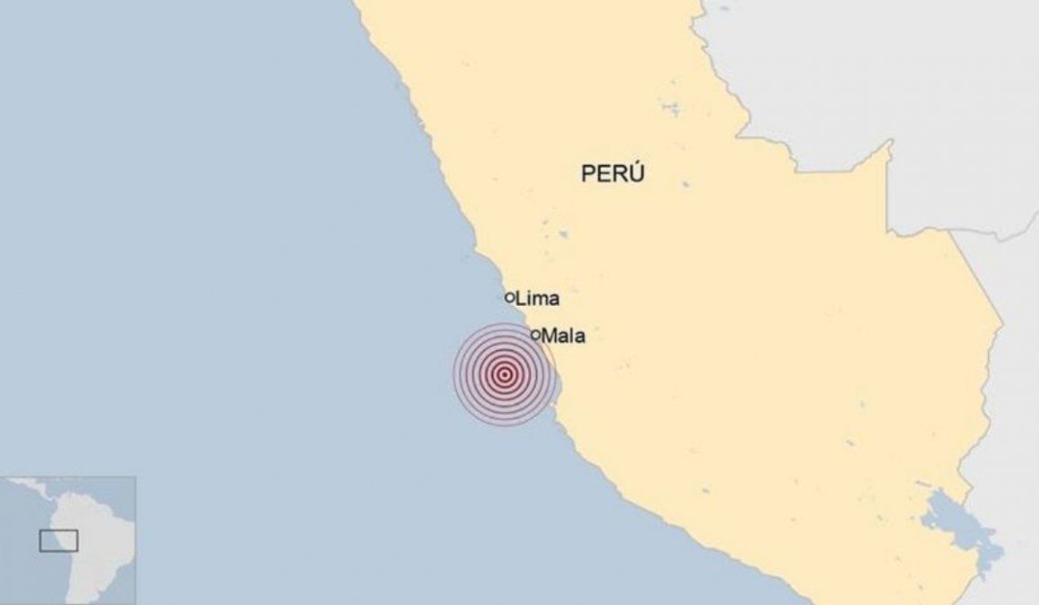 Terremoto en Perú: un sismo de magnitud 6,0 sacudió Lima
