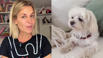 Eugenia Tobal mostró que nebuliza a su perro Romeo y sorprendió a todos