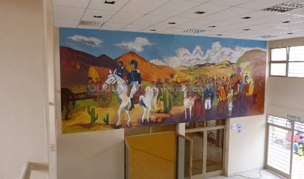 Las esculturas y murales de la Casa de la Cultura de Palpalá