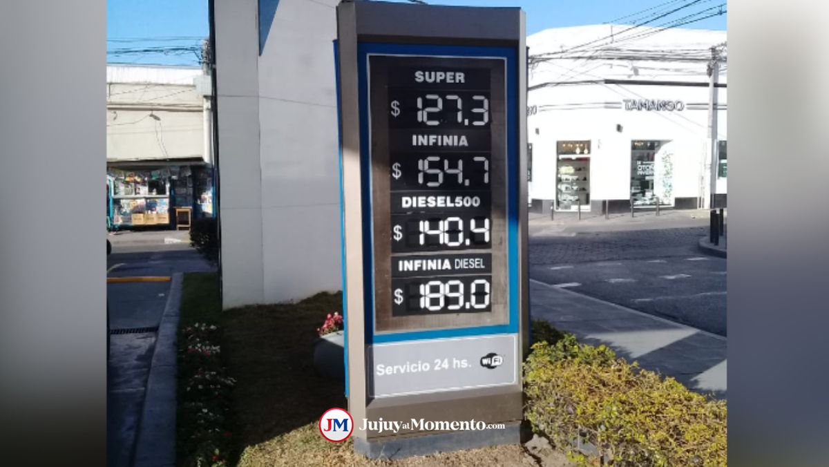 En Jujuy, el gasoil ya se vende a $140 y $189 el Premium