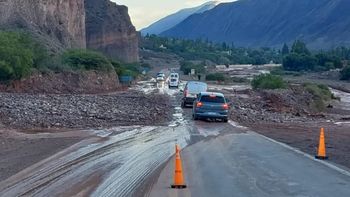 Rutas de Jujuy: varios tramos intransitables y alertan por crecidas y desmoronamientos