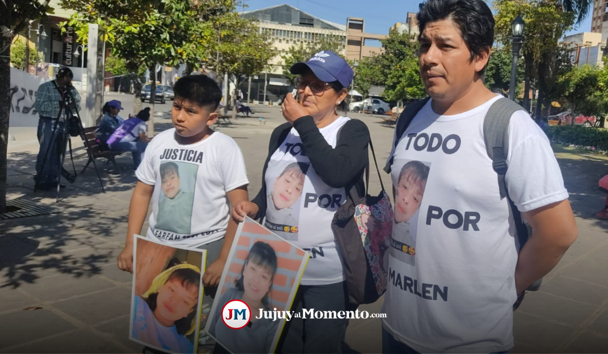 La familia de Marlene Farfán marchó junto a los Padres del Dolor