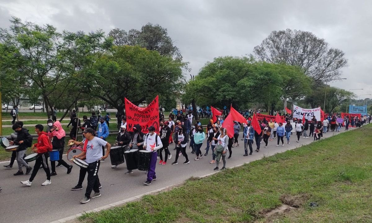 Cortes y marchas por el reclamo de organizaciones contra el hambre