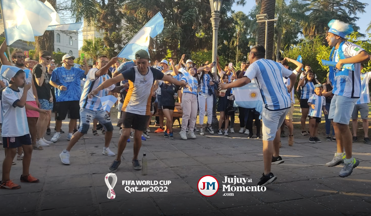 Tarde de nervios, desahogo y bocinazo en Jujuy por la Selección Argentina