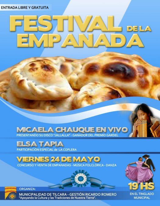 Este viernes se viene el Festival de la Empanada