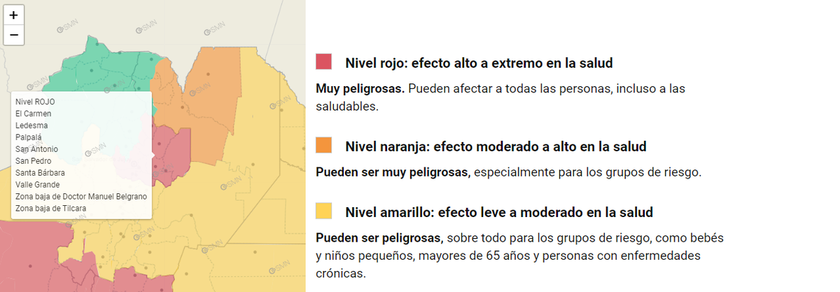 Alerta roja en Jujuy por otra jornada de calor extremo
