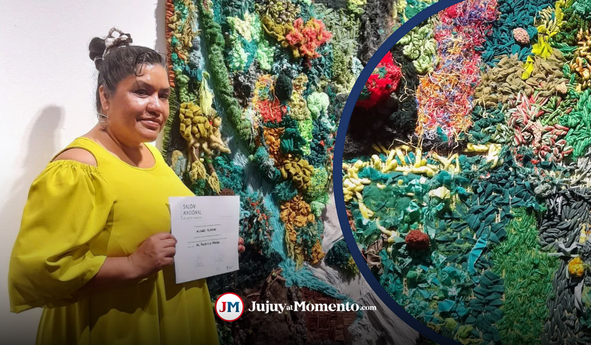 Milagro Tejerina, la jujeña que ganó el primer premio del Salón Nacional de Artes Visuales