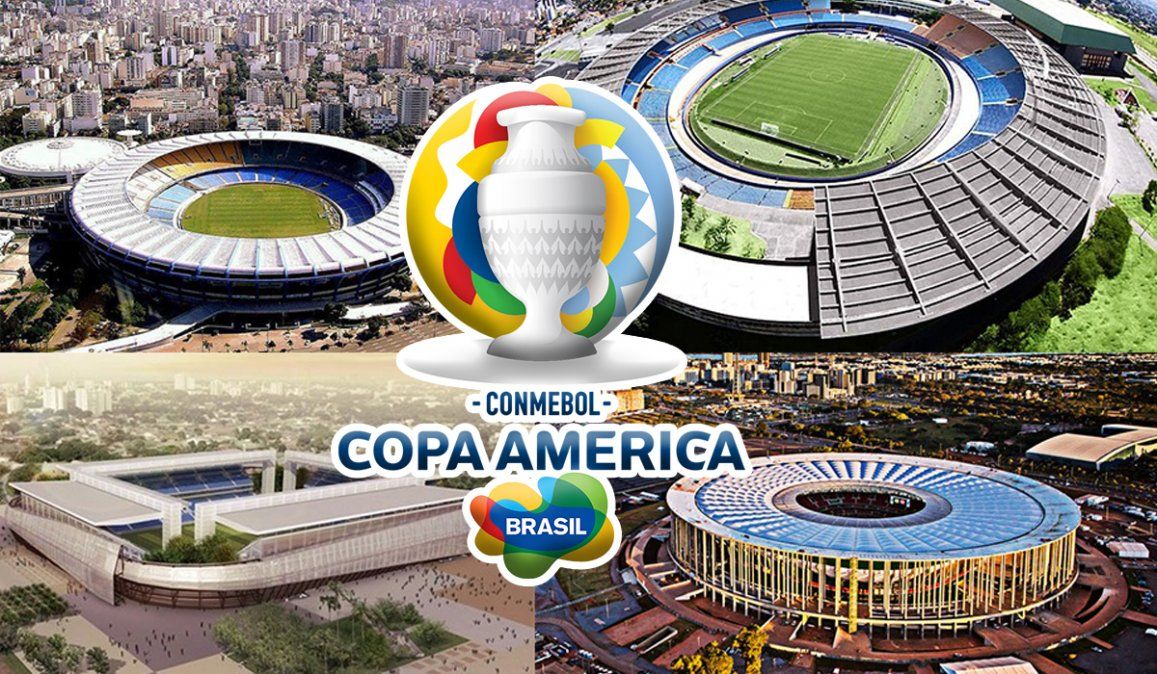 Conoce las cuatro sedes en Brasil para la Copa América