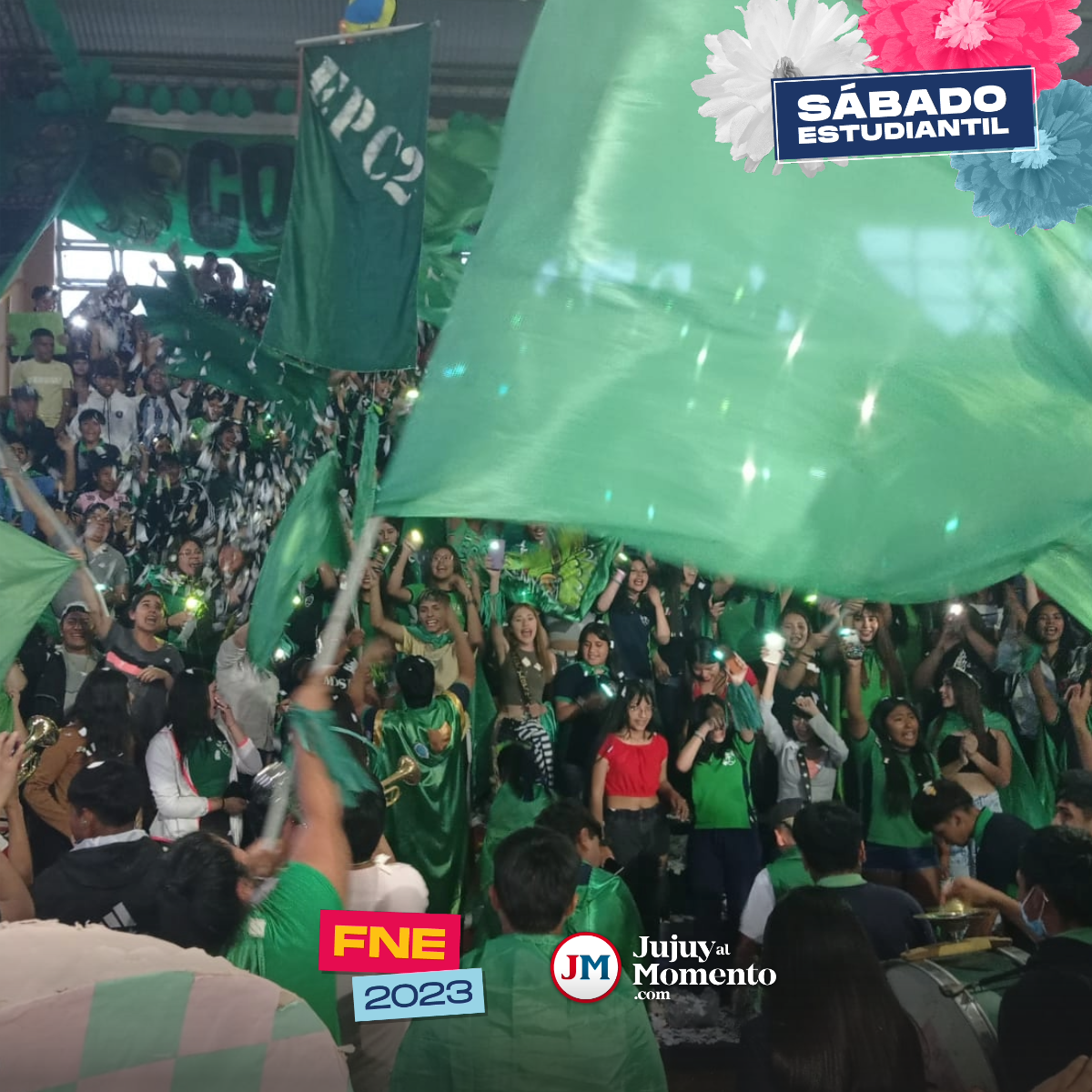 Palpalá: Las hinchadas se lucieron en el segundo sábado estudiantil