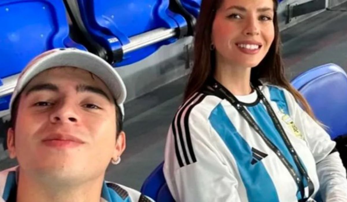 La China Suárez festejó con Rusherking el triunfo argentino (Foto: Instagram)