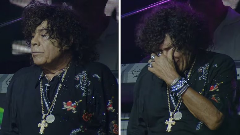 Preocupación por La Mona Jiménez en su primer show del año: 