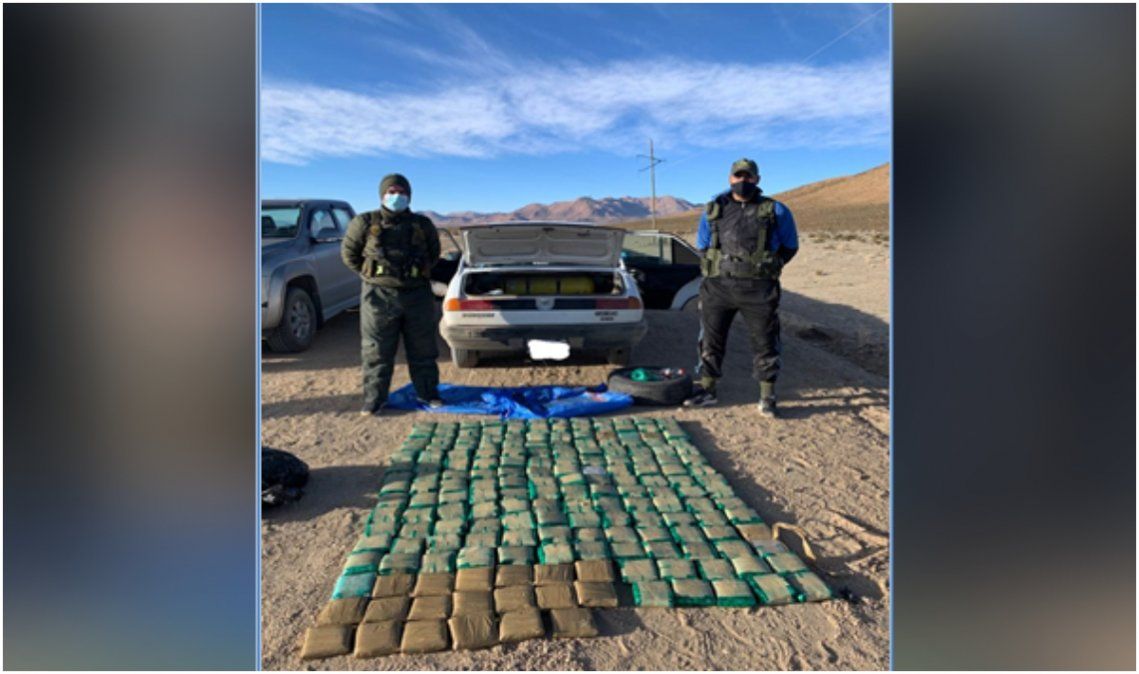 En solo tres días incautaron casi 200 kilos de hojas de coca en Jujuy
