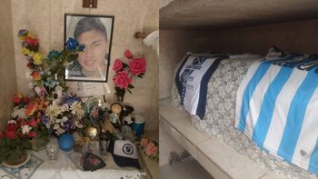 Profanaron la tumba del Fachita Ortega y se llevaron dos camisetas de valor sentimental