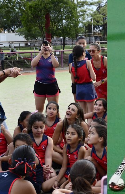 Magdalena Aicega llega a Palpalá en una jornada única de hockey