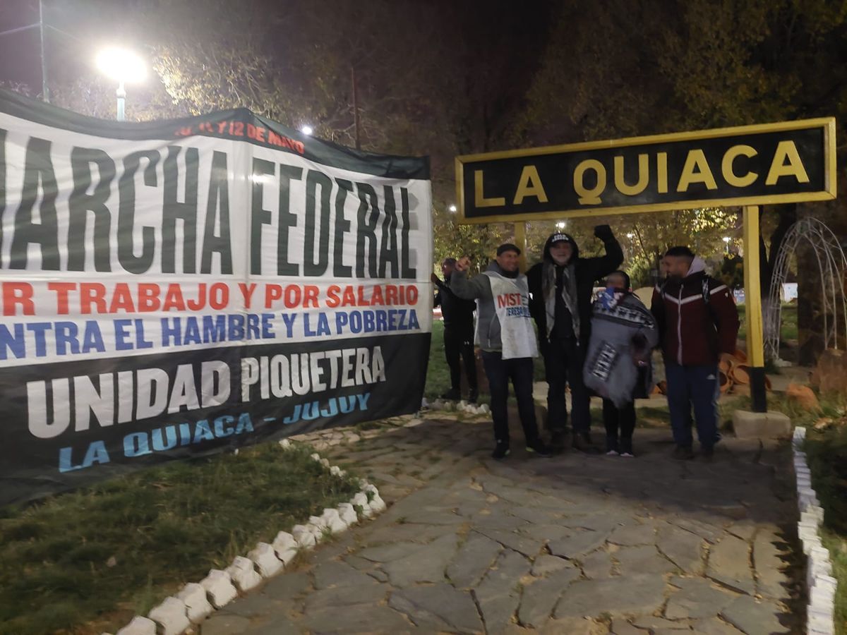 Marcha Federal contra el Hambre: partieron de Jujuy y van camino a Tierra del Fuego