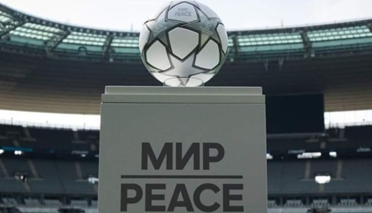 Con un mensaje de paz, se presentó la pelota para la final de la Champions League