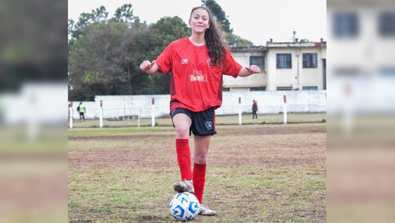 Sueño cumplido, Ludmila Di Leo tuvo su estreno con goleada en la Primera de Gorriti