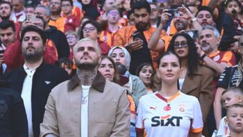 La China Suárez vivió un tenso momento con Rufina en la cancha del Galatasaray