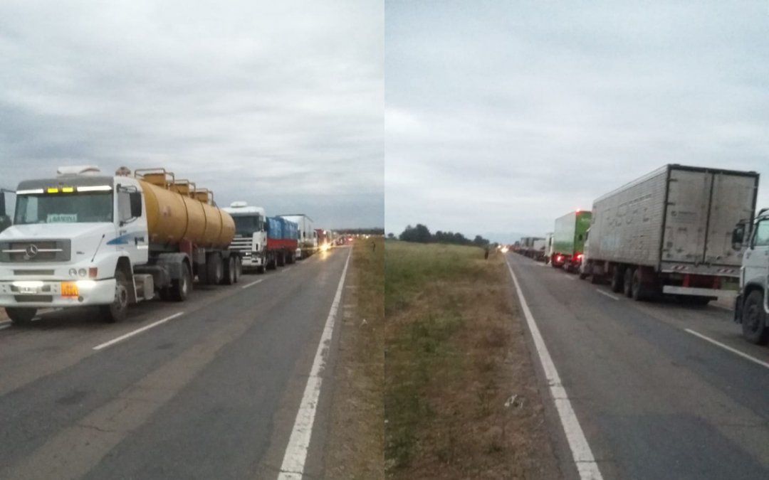 Malestar en la ruta Jujuy-Salta: Cientos de camiones demorados en los controles