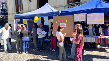 Jornada de concientizaron sobre Salud Mental en Peatonal Belgrano