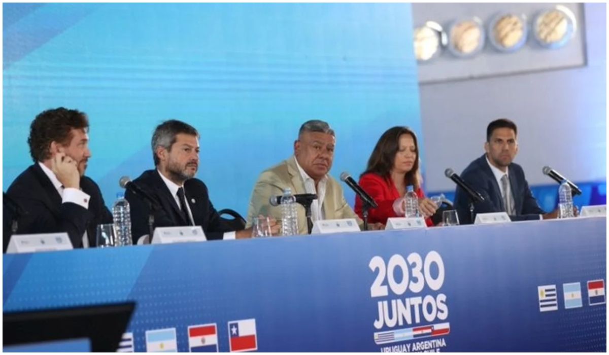 Se lanzó la candidatura de Argentina, Uruguay, Chile y Paraguay para el Mundial 2030