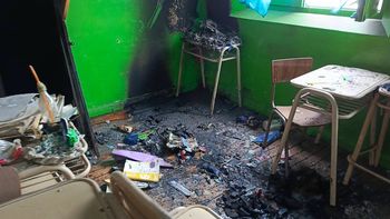 Investigan el ataque vandálico e incendio en una escuela de La Quiaca