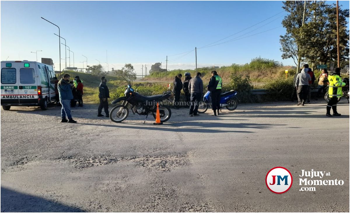 Choque fatal en el ingreso a Palpalá: murió una mujer en moto