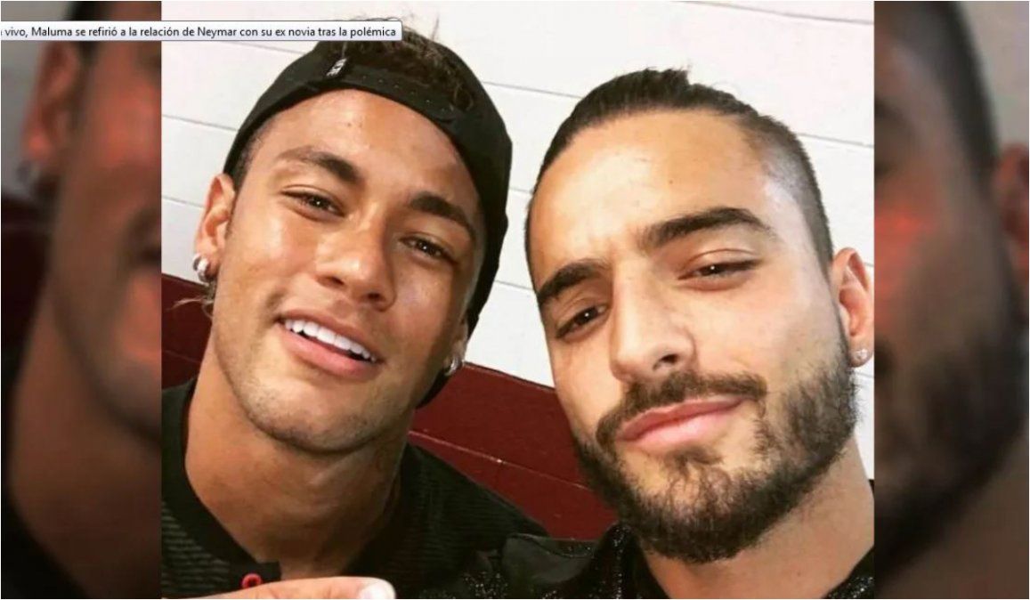 En Vivo Maluma Se Refirió A La Relación De Neymar Con Su Ex Novia Tras La Polémica 