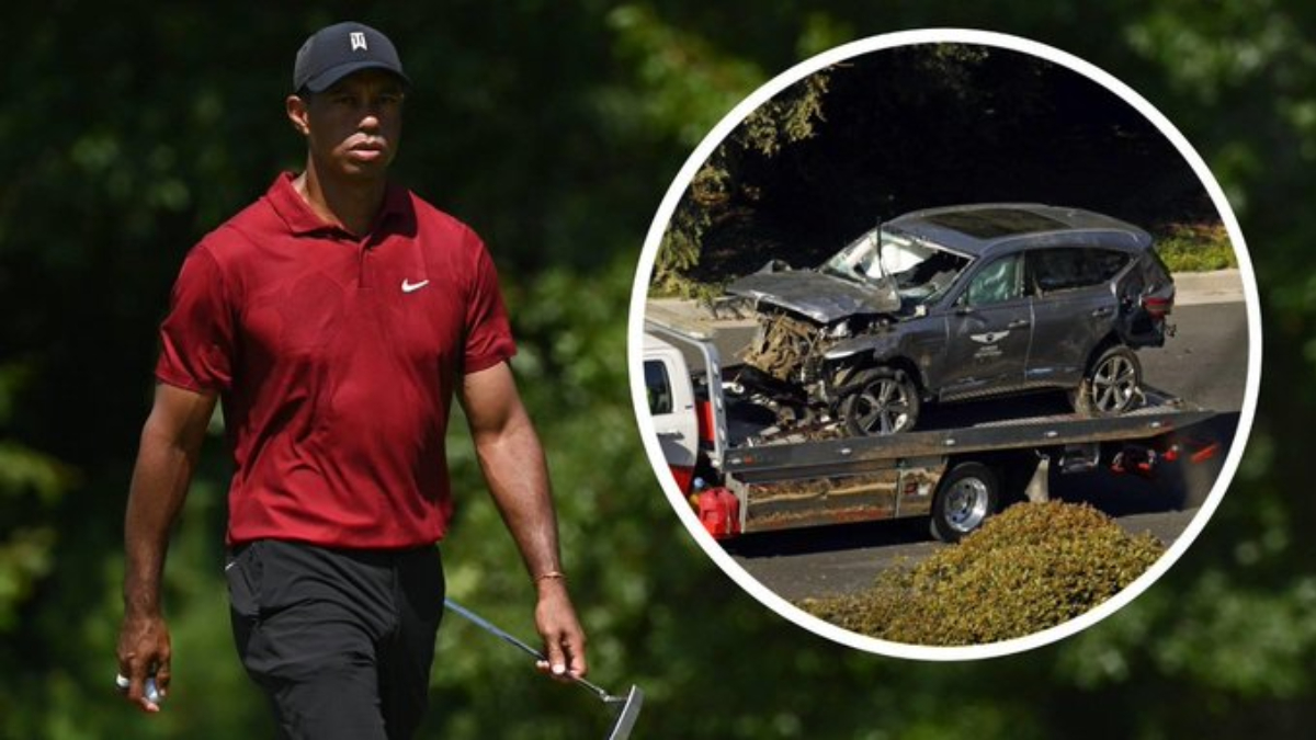Luego del terrible accidente, Tiger Woods regresó a su casa