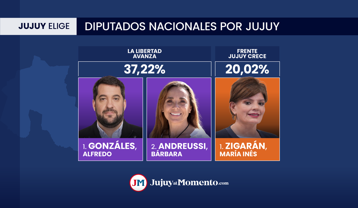 Dos libertarios y una radical: los nuevos diputados nacionales por Jujuy