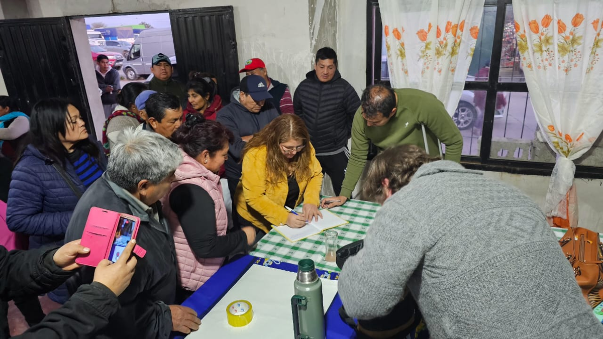 Avanzan los comicios en la Feria Mayorista de Perico