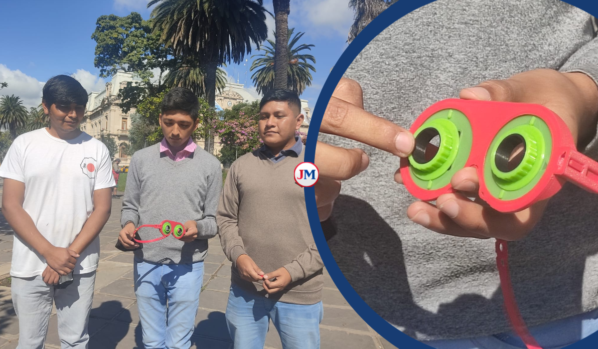 Con impresora 3D, estudiantes jujeños crearon anteojos para corregir el estrabismo